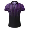 Men's Polos Shirts Long Sleeve Loose Fit T For Men Mens V Neck Male Casual Print Sleep SweaterMen's
