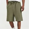 Shorts pour hommes printemps et été coton éponge décontracté lâche mode hommes cinq points pantalons cordon droit Micro élastique pantalons de survêtement pour hommes