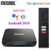 MECOOL KM9 ORIGINAL PRO Google certificado Android10.0 4GB 32GB Amlogic S905X2 9.0 ATV 4GB 64GB 4K Dual WiFi Smart TV Box335W