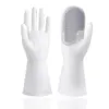 Multifonctionnel Brosse Magique Ménage Gants De Vaisselle En Plastique Latex Étanche Cuisine Nettoyage Ménage Linge Lavage Lave-Vaisselle