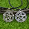 Catene Nostalgia Wicca Pentagramma Pentacolo Ciondolo Amuleto soprannaturale Collana gotica Wiccan Stregoneria Gioielli Catene