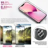 9h Clear Tempered Glass Phone Screen Film Protector för iPhone 14 13 12 11 Pro Max 8 Samsung S21 Fe S22 S23 Plus A04 A04E A14 A04S A34 A54 A13 A23 A33 A53 A73 A03S A03 CORE