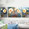 Fiori nordici Immagine Abstarct Arte floreale Cuadros Stampa e poster Dipinti su tela per soggiorno Decorazioni per la casa moderne Senza cornice