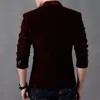 Autum Velluto Abito da sposa Cappotto Giacca da uomo Blazer Giacca da abito casual di modaStage DJ Blazer da uomo d'affari Costume Homme 220822