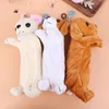 Cartoon Plush Pencil Case Kawaii Dog Puppy School Office Supply Sucties Sagns для детских канцелярских товаров коробка