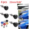 22mm 4 stuks Universele Auto Drukknop Motorkap Hood Pin Lock Clip Kit Quick Release Sexy Motorkappen accessoires Styling