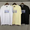 Designer camisetas para homens kith diamante manga curta lisa camiseta de moda de moda de moda marca redonda pescoço slim spirit social cara meio homem 00066