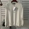 Designer-Sweatshirt für Herren und Damen, Rundhalsausschnitt, schwarzer lässiger Pullover, weißer Streetwear-Hoodie, hochwertiger Buchstaben-Druck, lange Ärmel