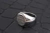 Raffreddare stile punk oro argento acciaio al titanio uomo donna anello grandi anelli da dito in acciaio inossidabile grosso