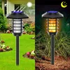 Party Supplies New solar flame lamps garden outdoor waterproof landscape lighting torch lamp lawn