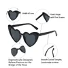 Sunglasses Fashion Clout Goggle Love Heart UV400 Protection Vintage Heart-Shaped EyewearSunglasses