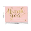 5*9CM „Danke für die Unterstützung meines Kleinunternehmens“, Dankesgrußkarte, Anerkennungskarton für Verkäufer, Geschenk, 50 Stück/Set