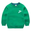 Bebek Çocuk Sweatshirts Erkek Kız Giysileri Kapşonlu Marka Logo Baskı Hoodie Çocuk Kazak Üstler Sonbahar Kış% 100 Pamuk Hoodies Ceket