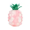 Silicone Pineapple 3D Decompression Ball Toys Push Poppers Creative Bubbles Fidget Grenade Children's Puzzle Extrusion Bubble Ball Game Toy