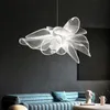 Kroonluchters Modern Eenvoudig Design Lampen Nordic Creatieve LED Kroonluchter Woondecoratie Huis Geschikt voor Woonkamer Eetkamer SlaapkamerChandelie