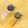 4 kleuren Handheld USB Laad Office Home Small Fan Outdoor Portable Mini Fan Gift Groothandel