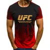 3D印刷TシャツTee MMA BJJボクシングクールなファッション服男性と女性半袖夏の通りOネックトップ