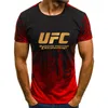 3D-printen T-shirt Tee MMA BJJ Boksen Cool Mode Kleding Mannen en Dames Kortsluiting Zomer Straat O-hals Top