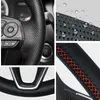 Lenkrad Deckt schwarze künstliche Lederautoabdeckung für intelligente FortWostinger