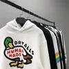 2021FW Human Made Duck Hoodie Men Kvinnor Högkvalitativ tunga tyg unisex Classic Cartoon Human Made Sweatshirts Pullovers 0811