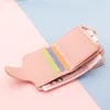 Korthållare Tile Wallet Fashion Coin ID Kort Solid Color Women Hasp Purse flera slots Clutch Bag Kvinnliga plånböcker och plånböcker