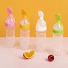 Baby cuoon Bottle Feeder Nourning Medicine cuillères enfants pour tout-petit Cutlery Sque Squee Feeder Ustensiles Silicone Born Accessories 220715