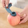 Rullo arricciacapelli rotante a rotazione manuale per frutta e verduraCetriolo Fetta di patate Mela Sydney Coltello per arrotolare e dividere la pera