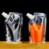 250ml 350ml 420ml 500ml Plastic Stand Up Spout Liquid Bag Pack Beverage,Squeeze,Drink Spout Pouch