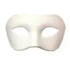 Halloween Masquerade czarne męskie pół dorosłe impreza biała osobowość dojrzała przystojna moda zabytkowa maska ​​twarzy Man 220629