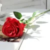 Dekoracyjne kwiaty wieńce 10pcs sztuczny kwiat róży symulacja kwiatowa kwiatowy dekoracje domowe biuro ślubne Fałszne greendecorative dekorative