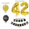 Party Decoration Set 40 41 42 43 44 45 46 47 48 49 Birthday Balloons Banners Happy Gold DecorationsParty