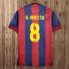 1996 1998 RIVALDO Retro Mens Soccer Jerseys 100th XAVI PUYOL A. INIESTA 05 06 10 11 14 15classic Football Shirt RONALDINHO SUAREZ IBRAHIMOUIC PIQUE HENRY Short