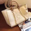 Designer Classic Fashion Evening Bags Luxe handtas Pearl merk Label Backpack Womens Beach Handtassen Purse Women Canvas Handtas Dames 3WVW
