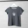 ビンテージグラフィックプリントTシャツの女性の街路壁のラウンドネック半袖スリムコットンTシャツトップスフェムム夏のカジュアルY2K Tシャツ220321