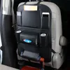 Organizador de carros Seat Universal PU Couro à prova d'água Bolsa de armazenamento múltipla bolsa pendurada bolsa Acessórios para arranjos de interiores automáticos