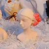 공예 도구 화환 소녀 촛불 실리콘 금형 DIY 수제 데스크탑 장식 석고 에폭시 수지 금형
