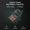 2021 BF GT-5 10W Baofeng Walkie Talkie a lungo raggio 10 KM bidirezionale Ham Radio Dual PTT hf ricetrasmettitore Radio portatili Aggiornamento Nuovo