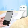 Портативные тепловые принтеры Mini Cat Print Paper Po Pocket Thermal 57 -мм печать беспроводной BT 200DPI Android IOS Printer216O256O202S