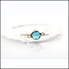 Bracelets à brins de perles, bijoux en cuir de pastèque coloré, 8mm, pierre naturelle pour femmes, cristal transparent, livraison directe d'été 2021 9