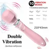Leistungsstarker Dual-Motor G-Punkt-Dildo-Vibrator AV-Stab Körpermassagegerät Erwachsenes sexy Spielzeug für Frau Klitoris Stimulieren weibliche Erotik