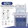 2022 6In1 H2-O2 Hydra Slimming Dermabrasion Aqua Peel Rf Bio-Lifting Spa Facial Hydro Water Microdermabrasion Facial Machine Cold Hammer