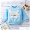 Plover Sweaters Baby Kids Clothing Baby Maternity Bear Bunny Bow Girls Boys Rabbit Sweater Children Long Sle Dho5Y