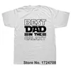Мужские футболки папа в галактике футболка Смешные отцы подарки подарки на день рождения подарки для мужчин Муж Летняя хлопчатобумажная футболка