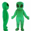 vendita diretta costume verde mascotte alieni UFO per adulti E.T. vestito della mascotte alienaHalloween di alta qualità