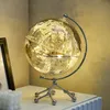 Modern Desktop Luminous s Creative Living Room desk accessories Home Decor Transparent Gift World globe 220722