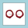 Studörhängen smycken 2021 mode geometriska irregar runda kvinnliga godisfärg legering akryl flicka 8 färger trendiga gåvor släpp leverans cvplb
