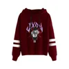 Kadın Hoodies Sweatshirts Jaden Hossler Hoodie Unisex Pocketless Sleeve Kadın Erkekler Sweatshirt 90'lar Sosyal Medya Yıldızı JXDN Giysileri GI