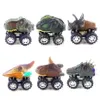Baby Mini Dinosaur Modelo de juguete Tire de los autos Big Tire Wheel Vehículos camiones Toyes para bebés 3-14 años Niños Guards Creative241l