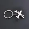 Keychains Men Modern Fighter Aircraft -flygplan Key Chain Women Mini Metal Car Ring Bag Pendant Gift Wholesale Enek22