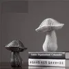 Wu Chen Long Style européen Simulation Champignons Wave Point Résine Artisanat Statue Café Décoration R4295 201212